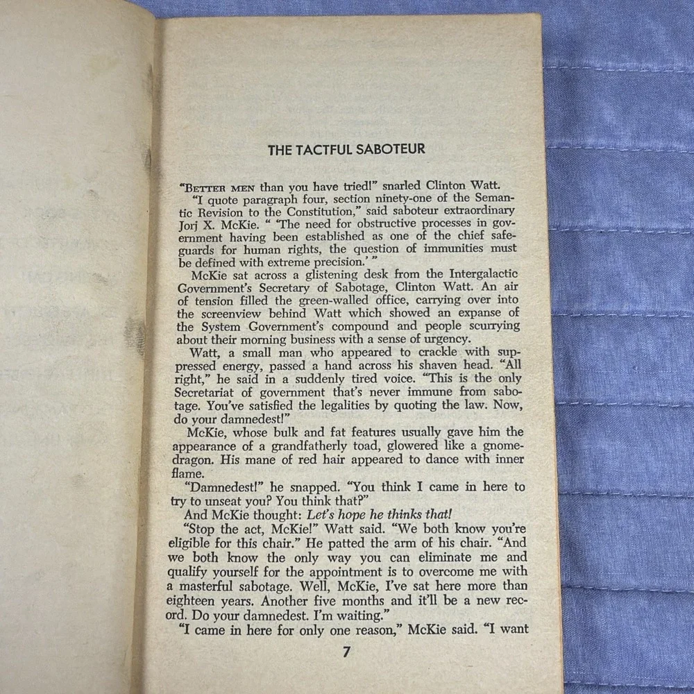 The Worlds of Frank Herbert 1971 Ace Paperback Vintage Sci-Fi Collection